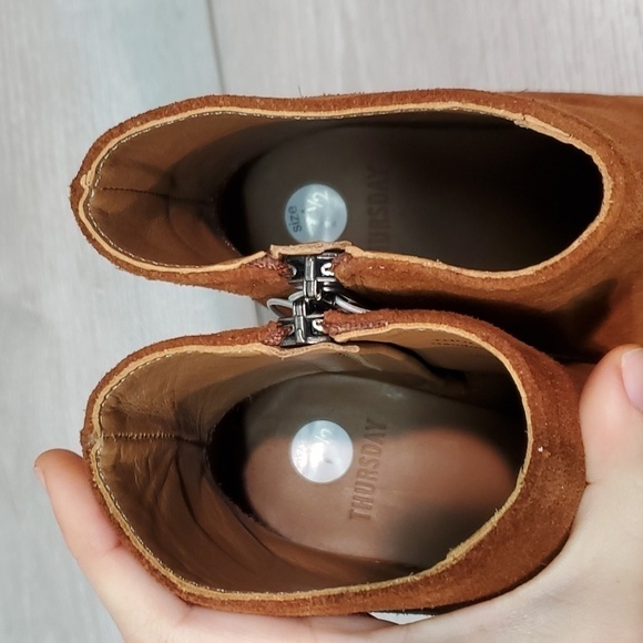 NEW Thursday Boot Company Paloma Spice Everyday Suede Heels shoes boots7.5 - Picture 6 of 11